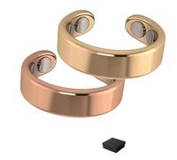 Générique Anneau Vayro, anneaux de bien-être magnétique Vayro Ring, Vayroo R-ing pour femmes Menopause, anneaux en acier inoxydable ouvert réglables, bilan énergétique, brillance durable (A)