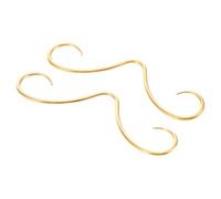 Générique Anneaux de Septum en Acier Inoxydable 1,6 MM X 62 MM Design Moustache pour Usage Quotidien Confortable et Sécurisé