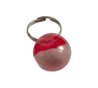 Générique Anneaux de sphère translucides avec des accessoires de doigt de ton pastel de taille flexible pour la coordination des tenues Anneaux à bulles uniques