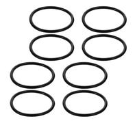 Générique Anneaux en Caoutchouc Antichoc Absorbant Vibrations 10pcs Bandes Élastiques Noires pour Microphone Condensateur pour Enregistrement et Streaming
