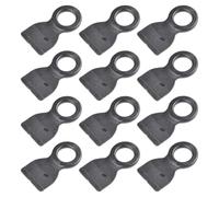 Générique Anneaux Fixes Accessoires de Camping en Plastique 30 Pièces Légers et Faciles à Installer pour Tente et Auvent pour Randonnée et Bivouac