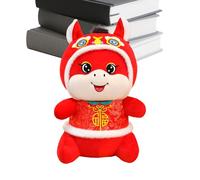 Générique Année du Cheval 2026 Peluche - Animal,Jouet Rembourré De La Fête du Printemps,pour Chambre Bureau Voiture Canapé Lit Adolescents Adultes Collectionneurs Temps Jeu Heure Coucher
