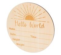 Générique Annonce De Naissance De Bébé Enseigne Néon Signe D'annonce Décor Veilleuse Signe Du Premier Jour De La Maternelle Signe De Bienvenue Bébé Cartes Flash Parlantes Carte Bébé Bois