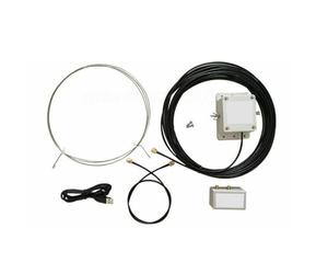 Générique Antenne Annulaire Active Mla-30 en Plastique Alimentation USB et Motif en 8 pour Réception VHF sur Balcon ou Toit