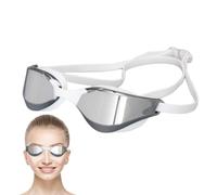 Générique Anti-Fog Swimming Goggles - Adult Professional Racing Eyewear, Adjustable Silicone Frame With UV Protection, Leak-Free Comfort Design, Case Included | For Open Water Surfing & Competition