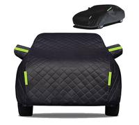 Générique Anti-grêle Bache Voiture Exterieur Coton épais pour 308 III 2021-2024, Housse de Protection Protection Contre La Grêle Couverture de Voiture(Black)