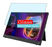 Générique Anti Lumière Bleue Protection d'écran en Verre Trempé, compatible avec ASUS ZenScreen MB16AHV 15.6" Monitor Visible Area Screen Protector
