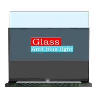Générique Anti Lumière Bleue Protection d'écran en Verre Trempé, compatible avec GIGABYTE AERO X16 1VH 16" Laptop Visible Area Screen Protector