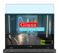 Générique Anti Lumière Bleue Protection d'écran en Verre Trempé, compatible avec Msi PrestigePro 16 AI B2HVEG 16" Laptop Visible Area Screen Protector