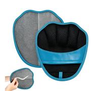 Générique Anti-Poils Animaux Électrostatique Réutilisable Anti-Peluches | Moufle Ramasse-Poils Pour Animaux Pour Lit Canapé Matelas Couverture Coussin Tissus Moquette Meubles Tapis Linge Bleu