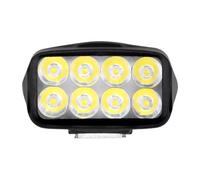 Générique Anti-Poussière Phares 2 Pièces 480W LED Lampe Travail Phare Rond 6000K 5000LM Projecteur IP68 Étanche Pour Voiture Tout-terrain Van Camion SUV Feu Circulation Diurne(1PCs Type2)