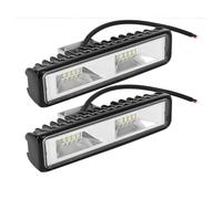 Générique Anti-Poussière Phares 2 Pièces 480W LED Lampe Travail Phare Rond 6000K 5000LM Projecteur IP68 Étanche Pour Voiture Tout-terrain Van Camion SUV Feu Circulation Diurne(2PCs Type3)