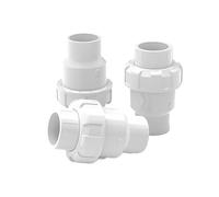 Générique Anti-Retour à Bille en PVC de 20 à 110 mm, for Tuyau d'égout, vanne de Retour unidirectionnelle, connecteur de Tuyau d'arrosage de Jardin(25mm)