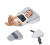 Générique Anti-Roll Baby Wedge Nursing Pillow for Reflux & Spit-Up Reduction - Soft Fabric Breastfeeding Pillow with Optimal Support, Secure Strap & Washable Cover - Newborn to 12 Months