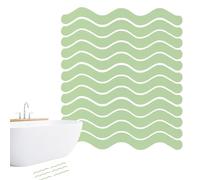 Générique Anti Slip Shower Stickers, Bathroom Luminous Adhesive Strip, Waterproof S Shaped Anti-Slip Tape, Safety Grip, Set of Strips, Ideal for Bathtub, Floor, Silicone