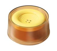Générique Anti-Splash Pet Water Dish - 1200ml Floating Disk Pet Water Bowl, Slow Feed Design for Slobber-Free Drinking to Prevent, 1 Piece, for Small Medium Large Breeds, Home, Apartment, Road Trip