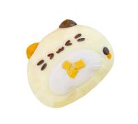Générique anti-stress à presser Mignon chat calico à lent | Pendentifs kawaii à presser pour sac pour téléphone sac à dos cabas valise