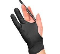 Générique Anti-touch Glove, Artist Gloves For Drawing Tablet, Tablet Glove Two Finger Smooth Elasticity Pen Pencil Sketching Painting Right Hand Or Left