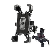 Générique Anti-Vibration Motorcycle Phone Holder - Bike Phones Holders | Rotatable Handlebar Mount | Black Phones Clip for Scooters Handlebar Phone Holder for Bicycle