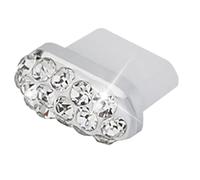 Générique antipolvere in per Porta di ricarica, Elegante tappo decorativo Con Strass per protezione da Polvere e sporco | Copertura antipolvere per Porte di ricarica di telefoni, Tablet e dispos