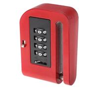 Générique Antivol Design Compact et Léger pour Vélo et Vélo Électrique de Disque de Frein en Alliage D'aluminium Rouge Système à Code 4 Chiffres pour Sécuriser