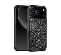 Générique Apexcarbon Forged Carbon Fiber Phone Case for Phone 17 Pro Max Series, Anti-Scratch Shockproof Full Body Protective Cover (Purple,17 Pro Magnetic)