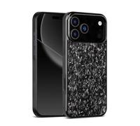 Générique Apexcarbon Forged Carbon Fiber Phone Case for Phone 17 Pro Max Series, Anti-Scratch Shockproof Full Body Protective Cover (Silver,17)