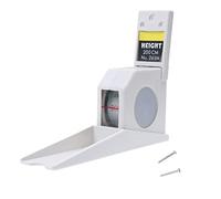 Générique Appareil de Mesure de La Taille, Toise Corporelle, Outil de Mesure pour Enfants avec Matériel de Montage et Accessoires En Acier pour Une Utilisation, Blanc