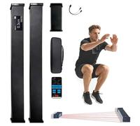 Générique Appareil de Mesure de Saut Vertical,testeur précis Couverture Lumineuse Saut avec capteur avancé et Application Intelligente,testeur Hauteur Temps Contact au Sol Force RSI(Standard)