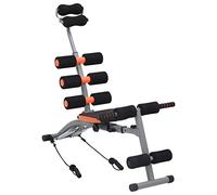 Générique Appareil d'exercices abdominaux en L avec Cordes élastiques,Équipements Sportifs,Entraînement & Fitness,Bancs d'exercice,Noir,10.2 KG,92478