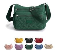 Générique Apparent Crossbody Bag,Ladies Travel Handbag,Nylon Shoulder Messenger Bag,Lightweight Travel Handbag for Woman (Green)