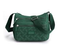 Générique Apparent Crossbody Bag, Large Capacity Waterproof Crossbody Bag with Multi Pockets, Casual Handbag Purse for Women (Green)