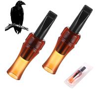 Générique Appeau à Corbeaux, sifflet Portable pour Attirer Les Corbeaux, sifflet à Oiseaux avec Son réaliste, pour débutants et Professionnels expérimentés (2 Pièce)