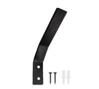 Générique Appendiabiti - Set 12 Staffe Metallo Protezione Silicone | Esposizione Parete Rinforzata | Supporto Palchi Cervo Antilope Orso, Gancio Interno Esterno, Installazione Facile Arredo Caccia