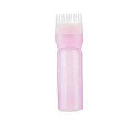 Générique applicateur de style bouteille shampoing pink sirop éponge graissage kit decoloration cheveux applicateur de cheveux de coiffure bouteille de teinture pour cheveux avec peigne rose