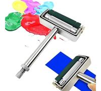 Générique Applicateur Manuel D'encres, Roue Chromatique, avec Rouleau Anilox Et Rouleau en Caoutchouc, Largeur d'impression 70 Mm, for Revêtement Flexographique en Héliogravure.(100 Lines)