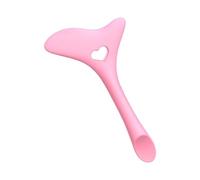 Générique Applicateur Silicone Multifonction pour Eyeliner et Mascara Pochoir Aide au Dessin Précis Accessoire Maquillage Compact Rose pour Maquillage des Yeux et Lèvres