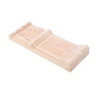 Générique Applique Bois Non Peint Sculptée Main Décoration Murale Vintage Accessoire Support Colonne Romaine pour Meuble Cheminée et Armoire Facile à Installer Décor Bois Mural Classique