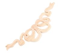 Générique Applique Décoration Murale Européenne Nœud Élégant en Bois Sculpté Facile à Installer pour Meubles et Portes en Bois pour Bricolage Maison