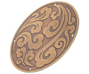Générique Applique Facile à Installer Style Chinois Traditionnel en Laiton Décorative Vintage Ornement Classique pour Portes D'armoires pour Mobilier et Décoration