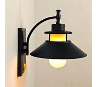 Générique Applique mural, Applique murale d'extérieur nordique étanche, style rétro, luminaire créatif à détection humaine, idéal for un salon, balcon ou escalier(B-Without mesh cover)