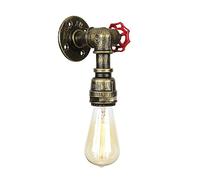 Générique Applique murale industrielle, tuyau d'eau, éclairage mural en Bronze, lampe murale for grange, ferme, salle à manger, Bar, porche(H)