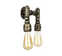 Générique Applique murale industrielle, tuyau d'eau, éclairage mural en Bronze, lampe murale for grange, ferme, salle à manger, Bar, porche(P)