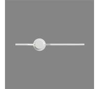 Générique Applique Murale Linéaire Blanche avec Longue Bande Métallique Et Abat-Jour En Acrylique Intensité Variable Led Éclairage Décoratif Intérieur Lampe Murale pour Salon Moderne (80 cm)