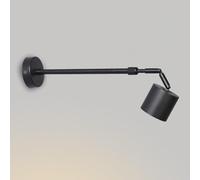 Générique Applique Murale Minimaliste Moderne, Bras Télescopique Rotatif, LED 10w, Trois Couleurs Disponibles, éclairage Décoratif Dintérieur (Black 6000K)