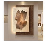 Générique Applique murale moderne, Lumière LED, lampe murale d'art abstrait à haut sens, lumière en grès, peinture de fond canapé salon luxe(120X80,C)