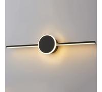 Générique Applique murale moderne simple à LED, lanterne intensité variable trois couleurs, longue bande, applique, miroir, éclairage avant, mural de chambre coucher,lustres