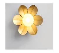 Générique Appliques murales, Applique européenne rétro Lotus postmoderne, luxe personnalisé, lumière LED for chambre à coucher, balcon, couloir, applique murale créative dorée(A Model)