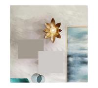 Générique Appliques murales, Applique européenne rétro Lotus postmoderne, luxe personnalisé, lumière LED for chambre à coucher, balcon, couloir, applique murale créative dorée(C Model)