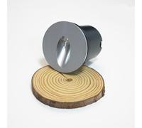 Générique Appliques murales, Lampe LED d'intérieur intégrée 3W, éclairage, veilleuse ronde, luminaire d'angle for allée, escaliers, marches, AC85-265V(Warm,SILVER_3W)